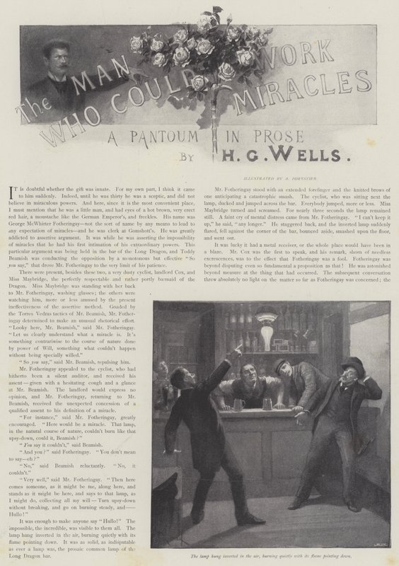 O homem que poderia trabalhar milagres, por HG Wells de Amedee Forestier