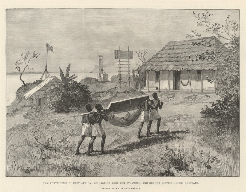 Os Portugueses na África Oriental, Posto de Sinalização para Vapores e Casa do Senhor Pinto, Chilvane de Amedee Forestier