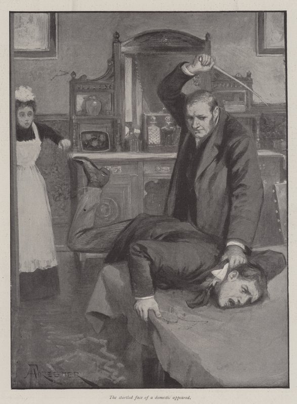 O chicote de equitação, por George Gissing de Amedee Forestier
