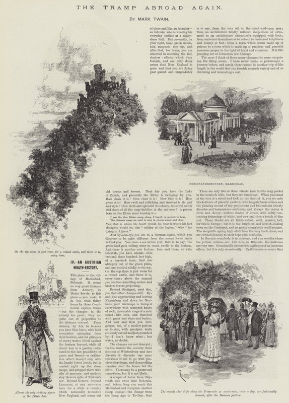 The Tramp Abroad Again, de Mark Twain de Amedee Forestier