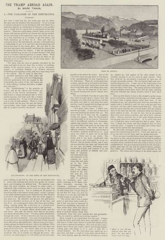 The Tramp Abroad Again, de Mark Twain de Amedee Forestier