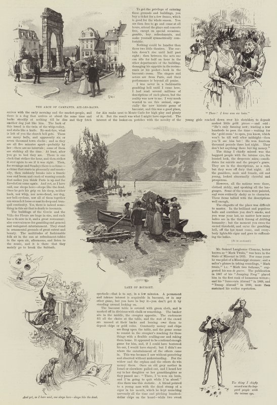 The Tramp Abroad Again, de Mark Twain de Amedee Forestier