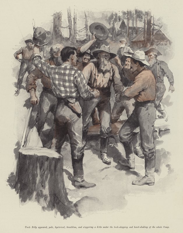 Tio Jim e Tio Billy, de Bret Harte de Amedee Forestier