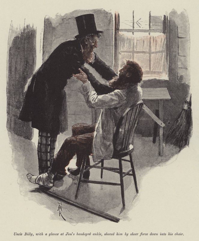 Tio Jim e Tio Billy, de Bret Harte de Amedee Forestier