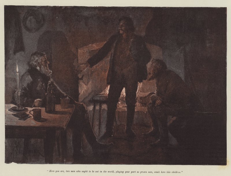 Tio Jim e Tio Billy, de Bret Harte de Amedee Forestier