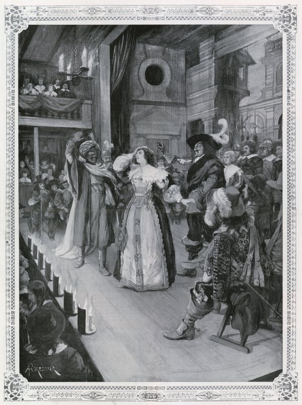 Mulheres aparecem no palco pela primeira vez: Otelo, produzido em dezembro de 1660 de Amedee Forestier