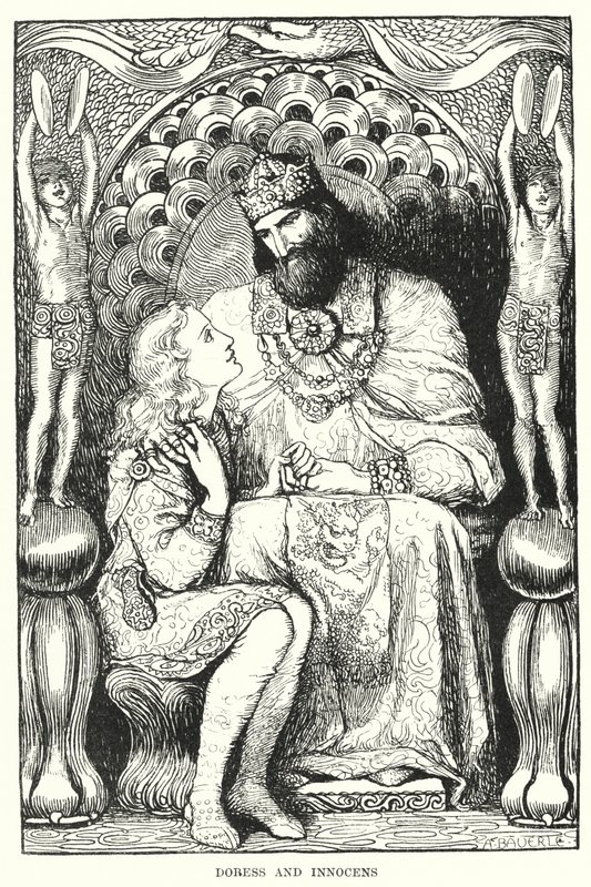 Doress e Innocens (gravura) de Amelia M. (attr.to) Bowerley or Bauerle