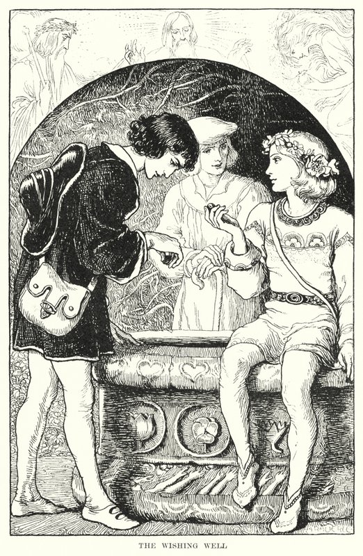 O poço dos desejos (gravura) de Amelia M. (attr.to) Bowerley or Bauerle