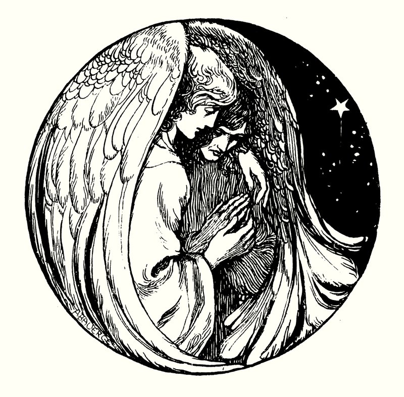 Ilustração de página de título para Alegorias de Frederic W Farrar (gravura) de Amelia M. (attr.to) Bowerley or Bauerle
