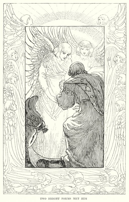 Duas formas brilhantes o conheceram (gravura) de Amelia M. (attr.to) Bowerley or Bauerle