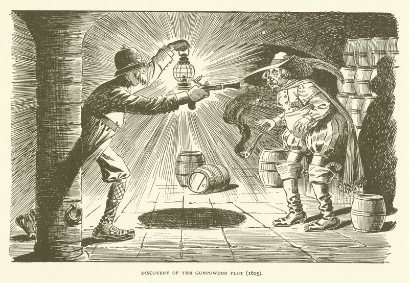 Descoberta do Pólo da Pólvora (1605) de American School