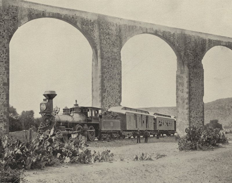Aqueduto em Queretaro, México (foto a p/b) de American Photographer (after)