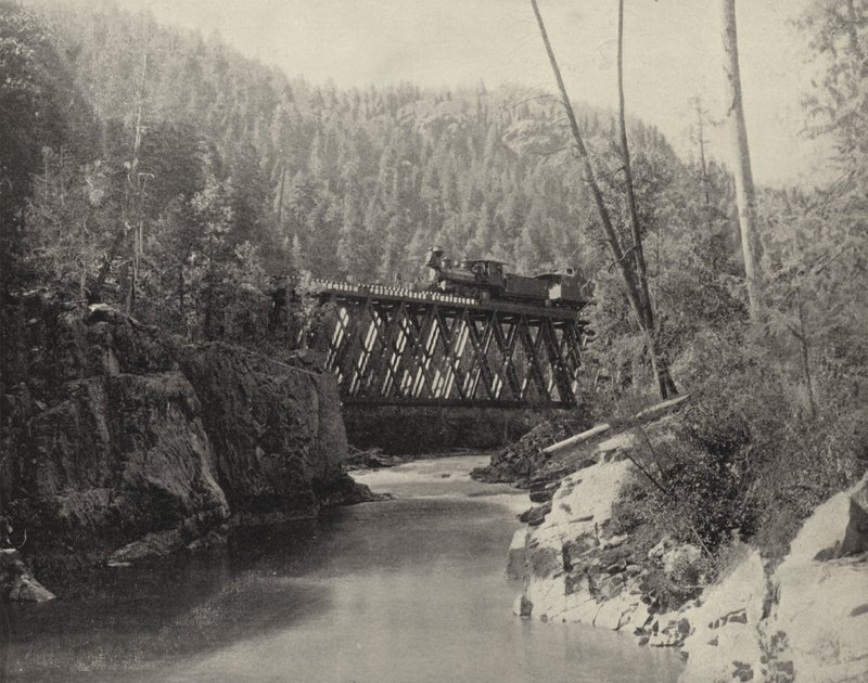 Ponte em Animas Canyon, Colorado (foto a p/b) de American Photographer (after)