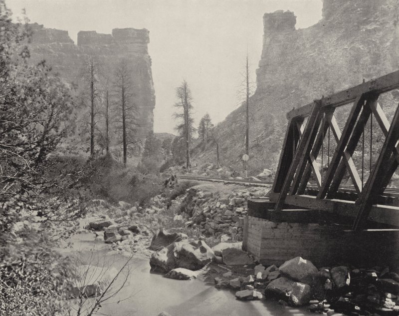 Castle Gate, Utah (foto a p/b) de American Photographer (after)