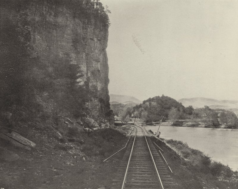Castle Rock, New River (foto a p/b) de American Photographer (after)
