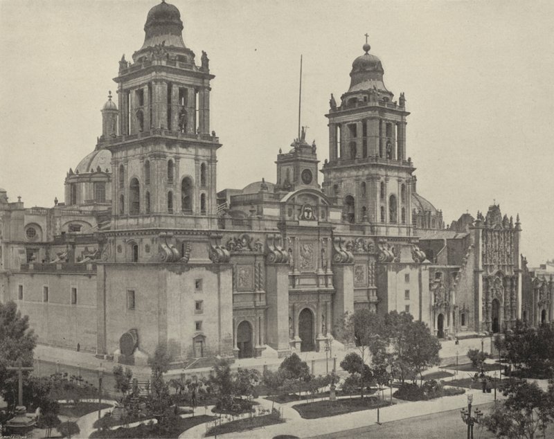 Catedral na Cidade do México (foto a p/b) de American Photographer (after)