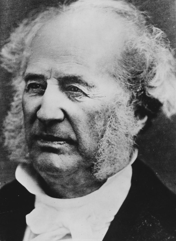 Cornelius Vanderbilt, retrato (foto a p/b) de American Photographer (after)