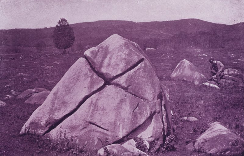 Cross Rock, perto de Pittsfield, Massachusetts (foto a p/b) de American Photographer (after)