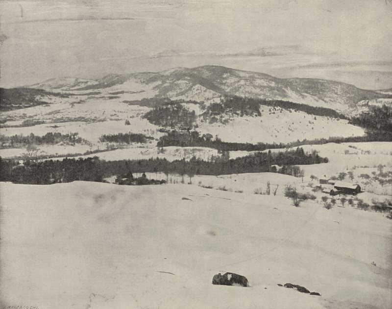 Green Mountains of Vermont (foto a p/b) de American Photographer (after)