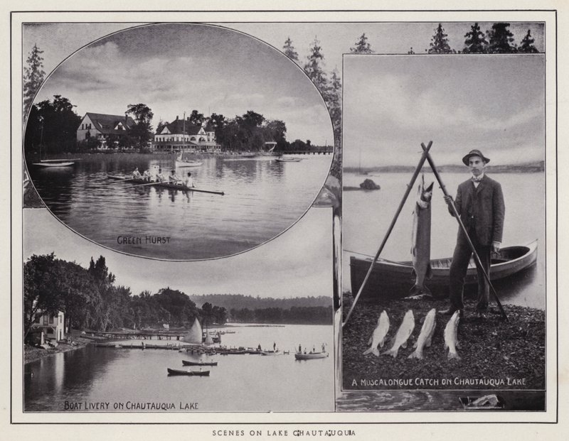 Jamestown, NY: Cenas no Lago Chautauqua (foto a p/b) de American Photographer (after)