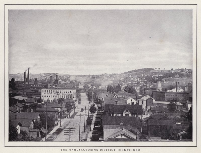 Jamestown, NY: O Distrito Industrial (foto a p/b) de American Photographer (after)