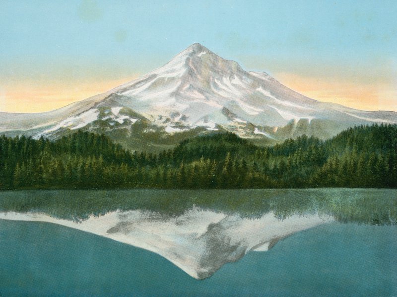 Monte Hood from Lost Lake (foto) de American Photographer (after)