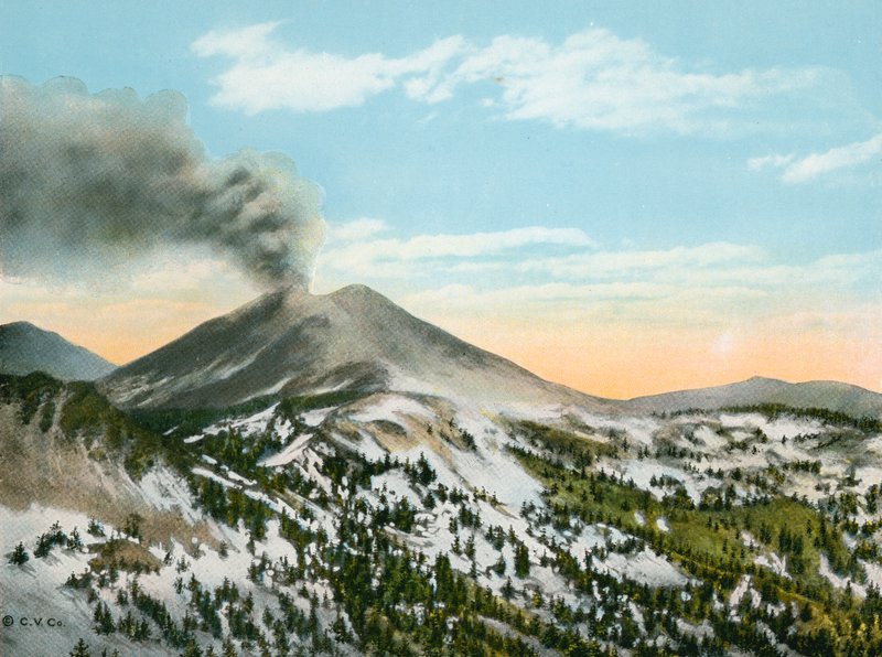 Monte Lassen em erupção (foto) de American Photographer (after)