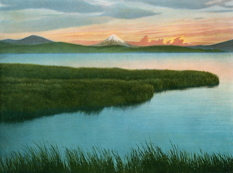 Monte McLaughlin do Lago Upper Klamath (foto) de American Photographer (after)