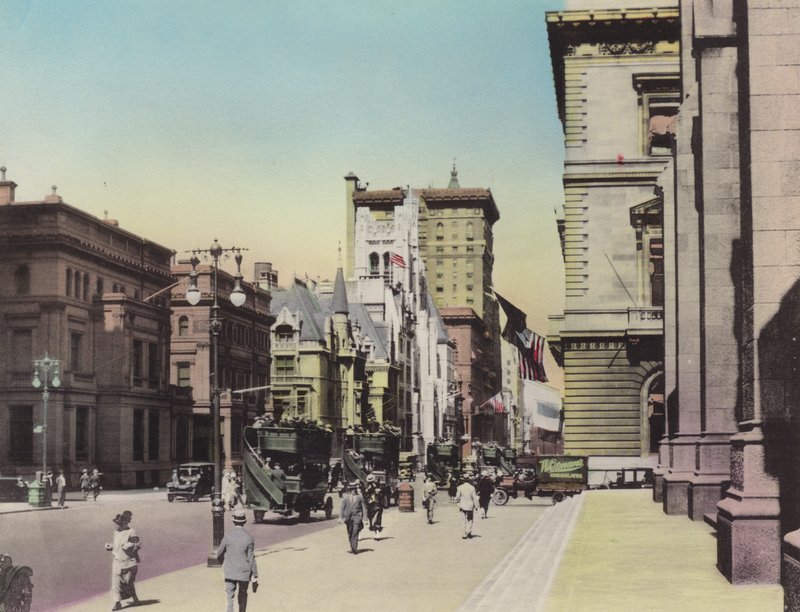 Nova lorque: Vanderbilt Mansions; Igreja de São Tomás; Quinta Avenida (foto) de American Photographer (after)