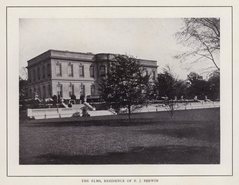 Newport, Rhode Island: The Elms, Residence of E J Berwin (foto a p/b) de American Photographer (after)
