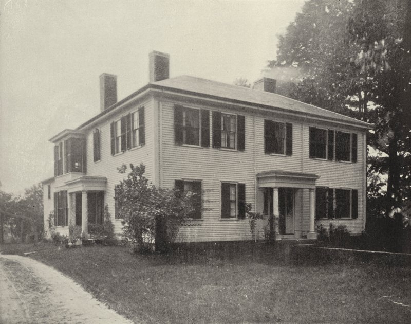 Old Emerson House, Concord, Massachusetts (foto a p/b) de American Photographer (after)