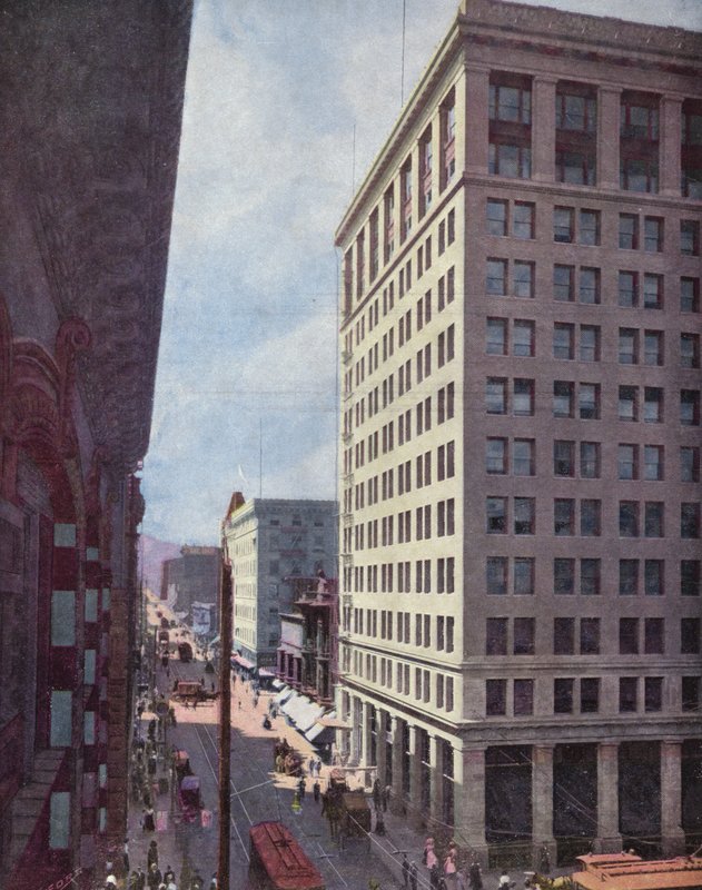 Oregon: Washington Street, Portland (foto) de American Photographer (after)