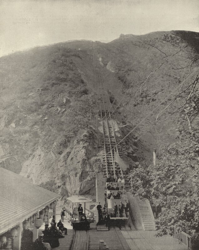 Pasadena Mountain Railway, Califórnia (foto a p/b) de American Photographer (after)