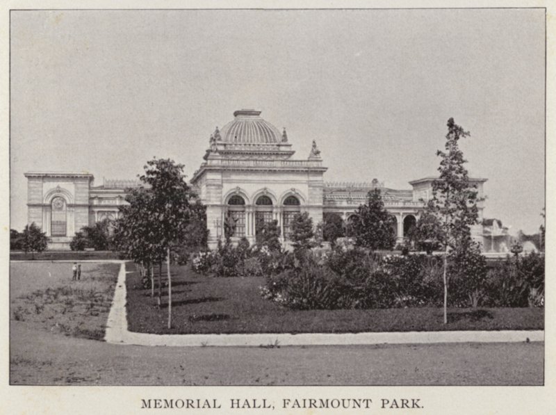 Philadelphia: Memorial Hall, Fairmount Park (foto a p/b) de American Photographer (after)
