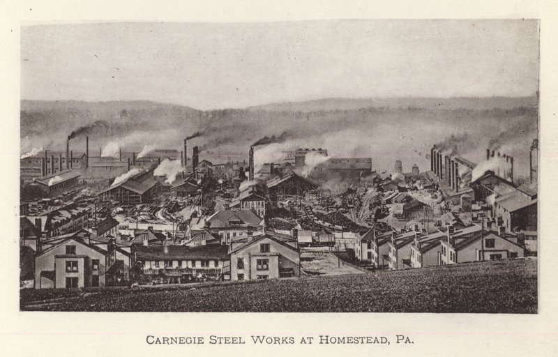 Pittsburgh: Carnegie Steel Works at Homestead, Pennsylvania (foto a p/b) de American Photographer (after)