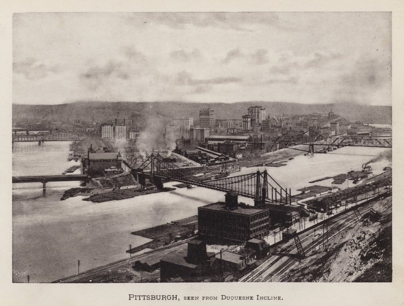 Pittsburgh: Pittsburgh, visto de Duquesne Incline (foto a p/b) de American Photographer (after)