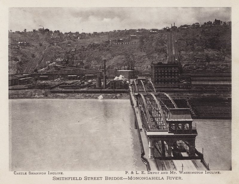Pittsburgh: Ponte Smithfield Street, Rio Monongahela (foto a p/b) de American Photographer (after)