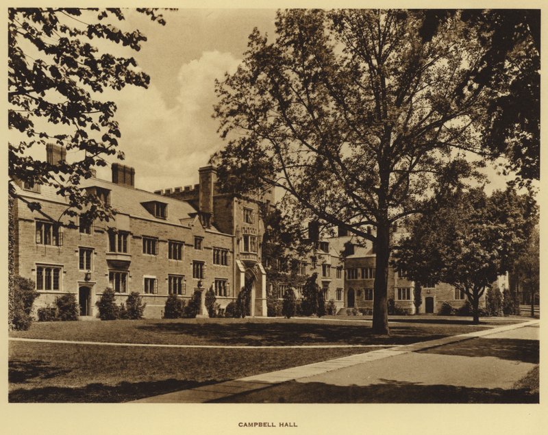 Universidade de Princeton: Campbell Hall (foto a p/b) de American Photographer (after)