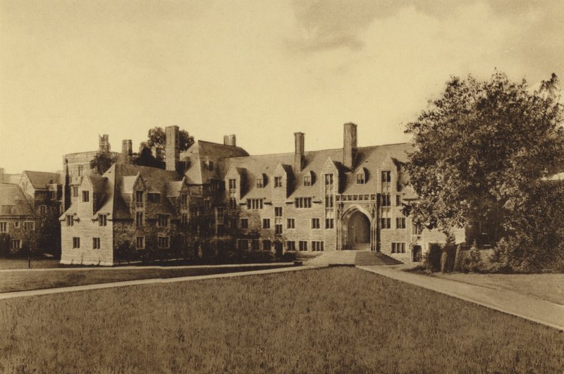 Universidade de Princeton: Lockhart Hall (foto a p/b) de American Photographer (after)