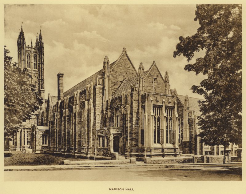 Universidade de Princeton: Madison Hall (foto a p/b) de American Photographer (after)