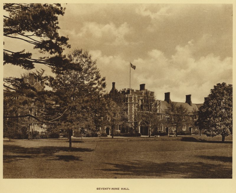 Universidade de Princeton: Setenta e Nove Salão (foto a p/b) de American Photographer (after)