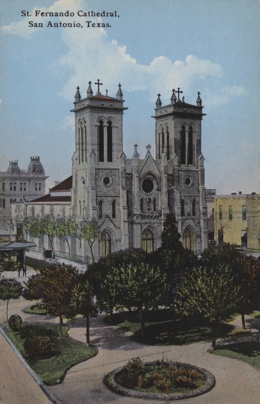 Catedral de San Fernando em San Antonio, Texas, EUA (foto colorida) de American Photographer (after)