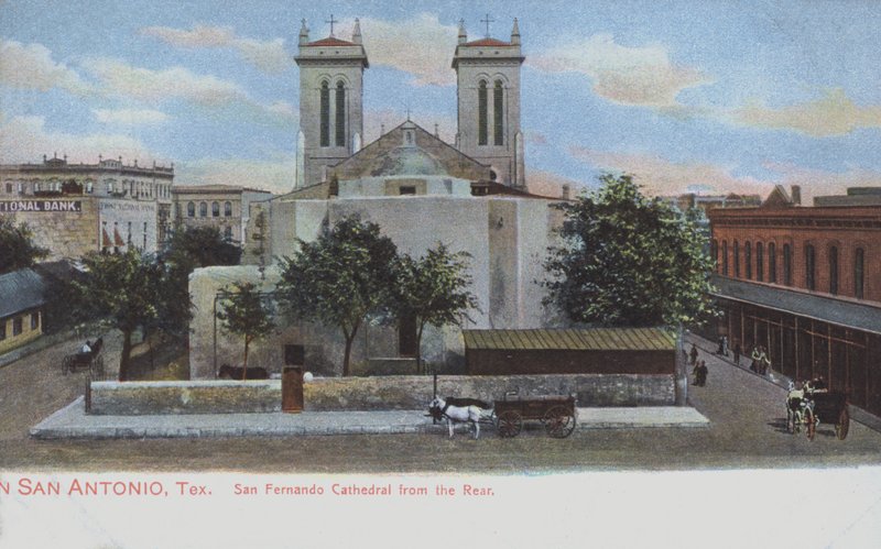 Catedral de San Fernando em San Antonio, Texas, EUA (foto colorida) de American Photographer (after)