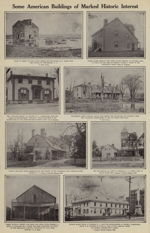 Alguns edifícios americanos de marcado interesse histórico (foto a p/b) de American Photographer (after)