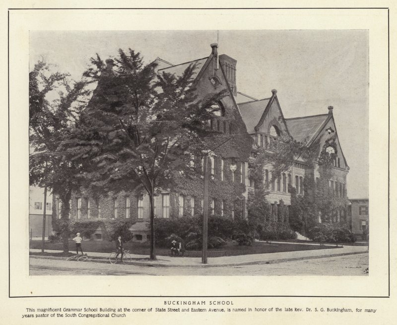 Springfield, Massachusetts: Escola de Buckingham (foto a p/b) de American Photographer (after)