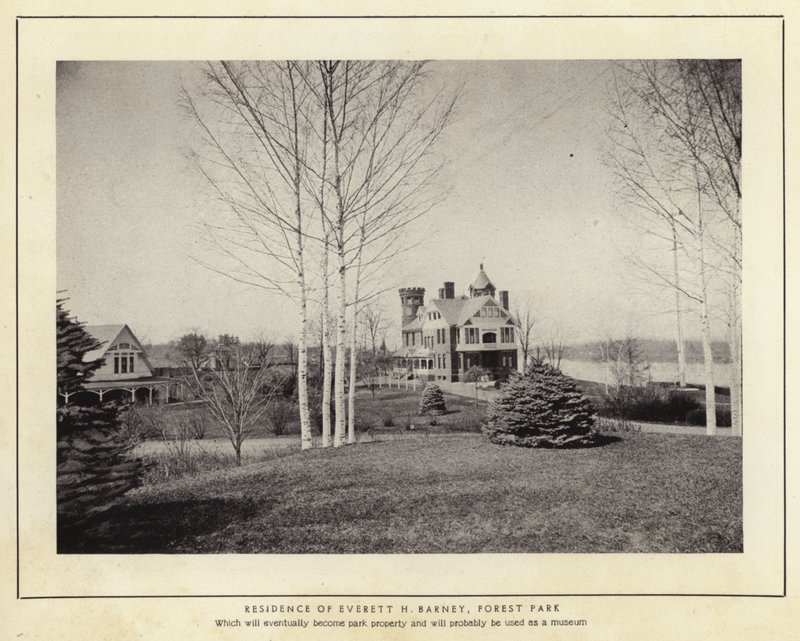 Springfield, Massachusetts: Residência de Everett H Barney, Forest Park (foto a p/b) de American Photographer (after)