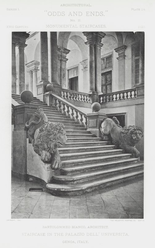 Escadaria no Palazzo Dell