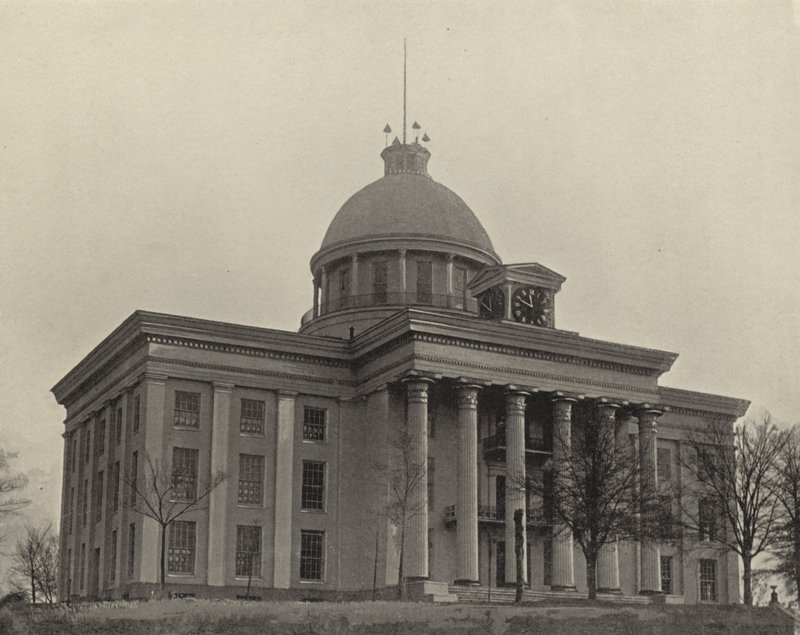 Edifício State Capitol em Montgomery, Alabama (foto a p/b) de American Photographer (after)