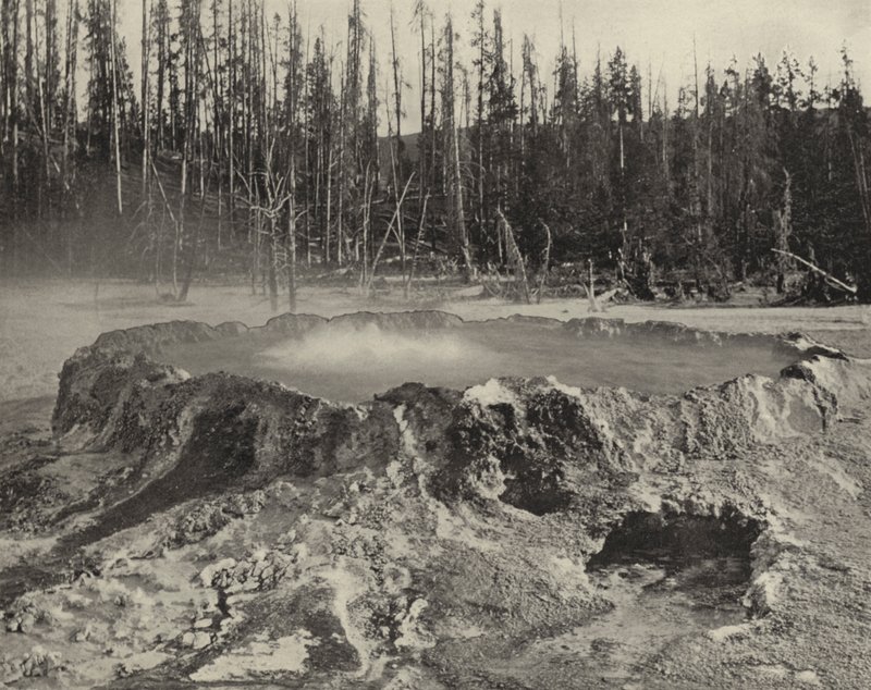 The Punch Bowl, Parque Nacional de Yellowstone (foto a p/b) de American Photographer (after)