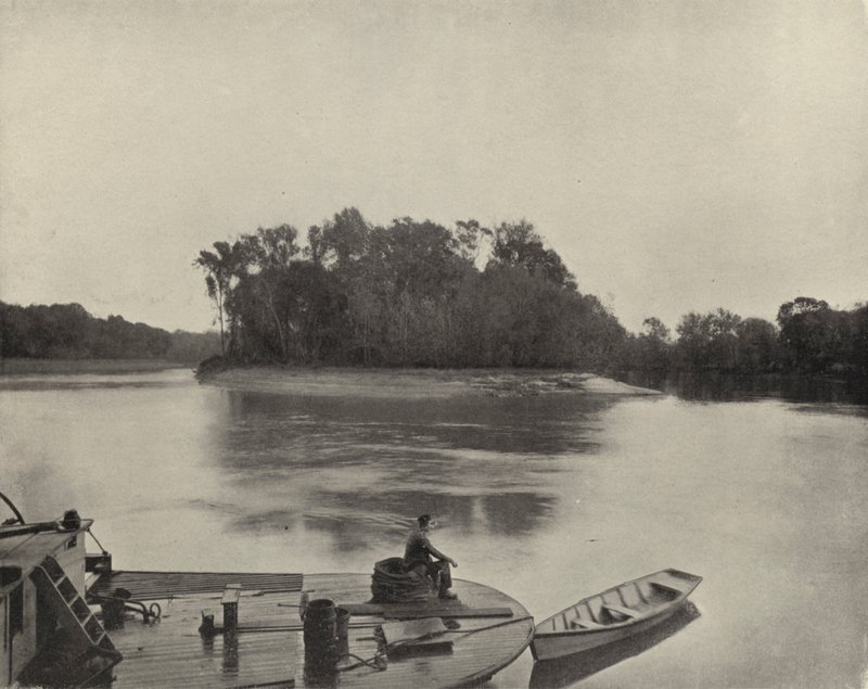 O Rio Roanoke na Carolina do Norte (foto a p/b) de American Photographer (after)